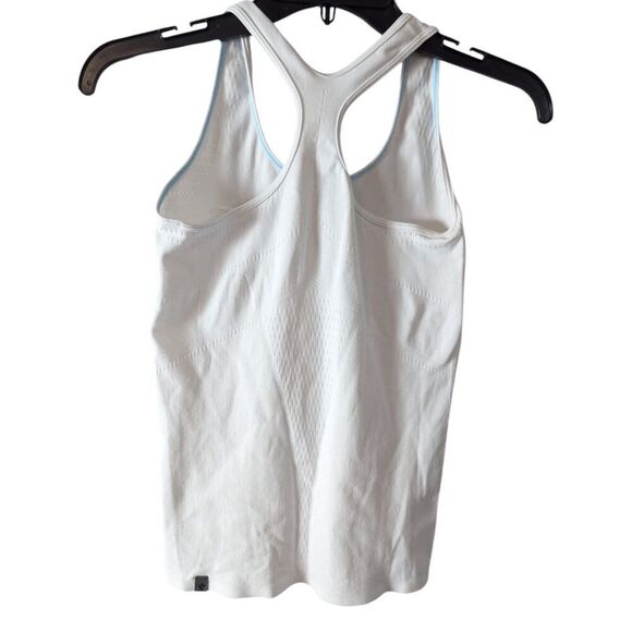IVIVVA BY LULULEMON Keep Ur Cool Racerback Tank In White Size 12 - Picture 3 of 3